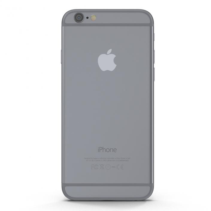 3D iPhone 6 Space Gray 2