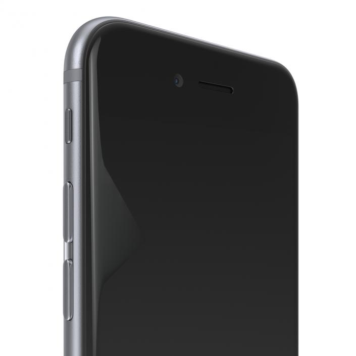 3D iPhone 6 Space Gray 2