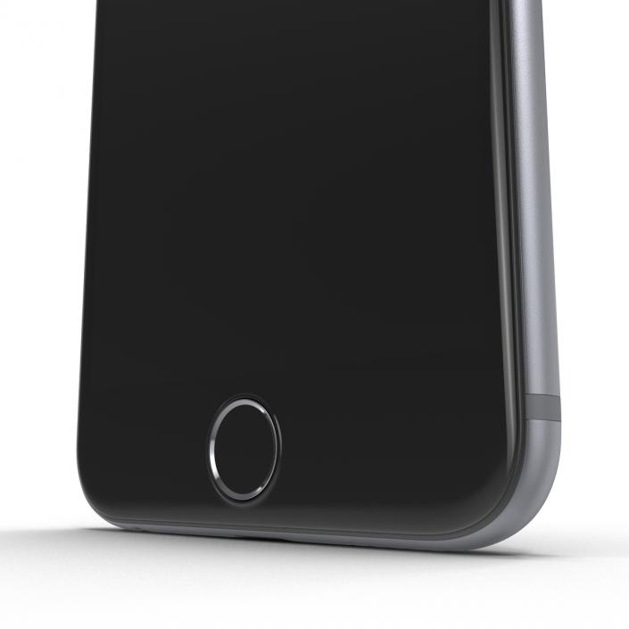 3D iPhone 6 Space Gray 2