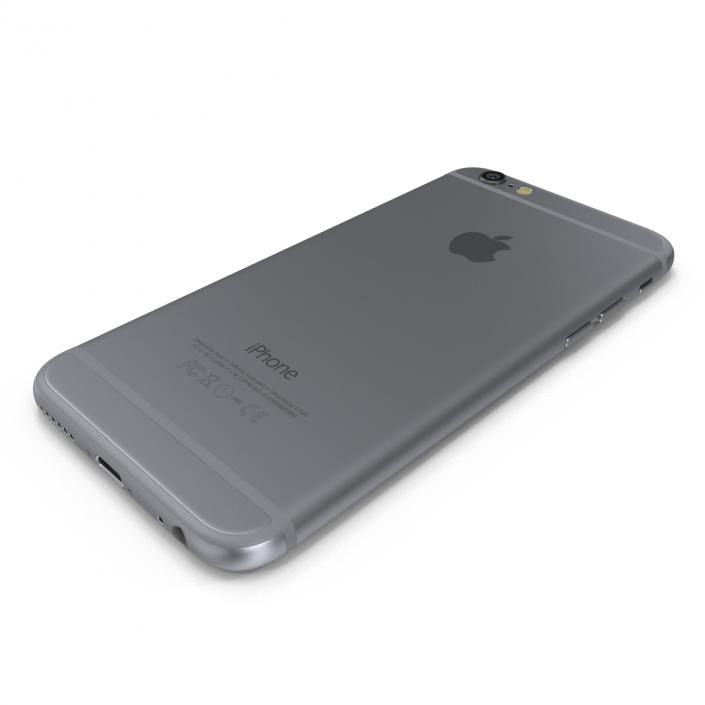 3D iPhone 6 Space Gray 2