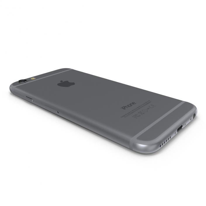 3D iPhone 6 Space Gray 2