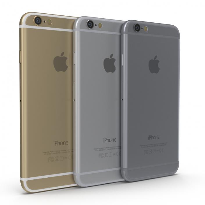 iPhone 6 3D Models Set 3D