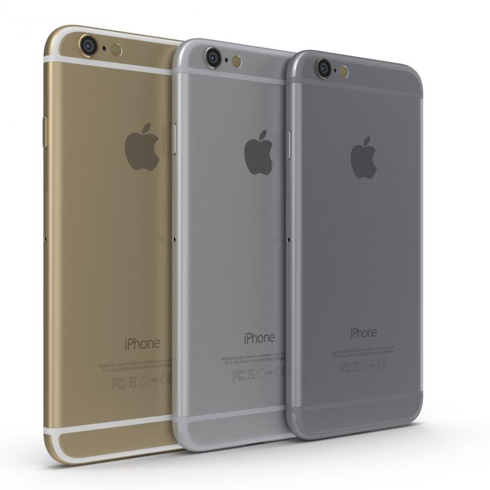 iPhone 6 3D Models Set 3D