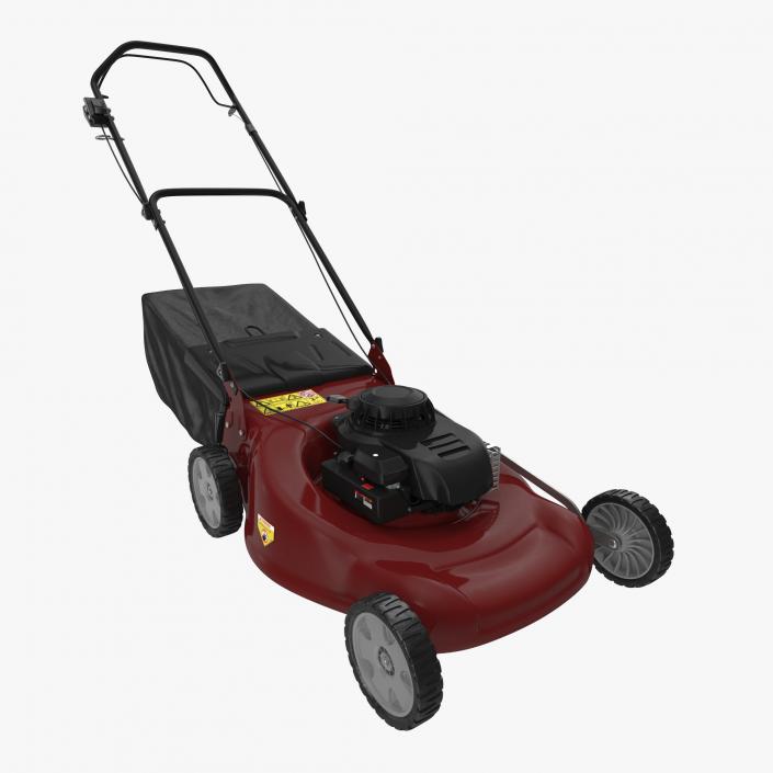 3D model Push Lawn Mower