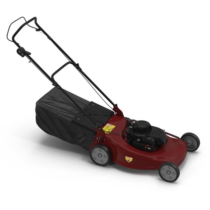 3D model Push Lawn Mower