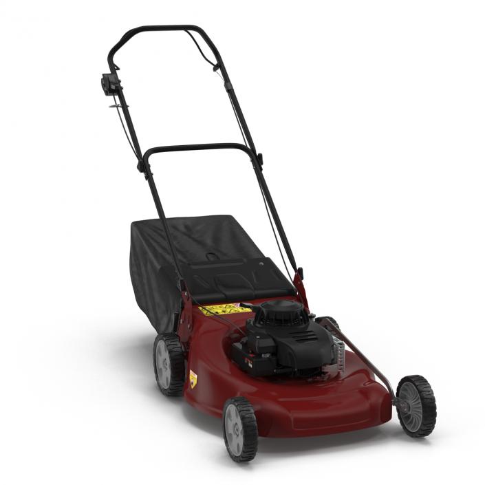 3D model Push Lawn Mower