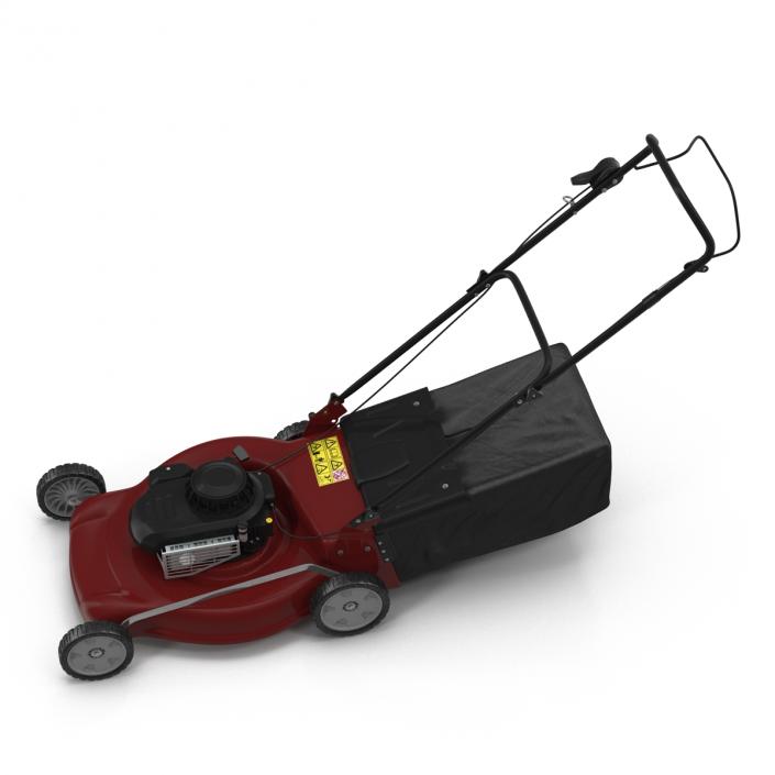 3D model Push Lawn Mower