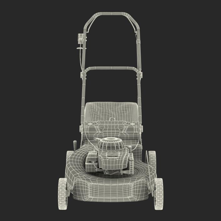 3D model Push Lawn Mower