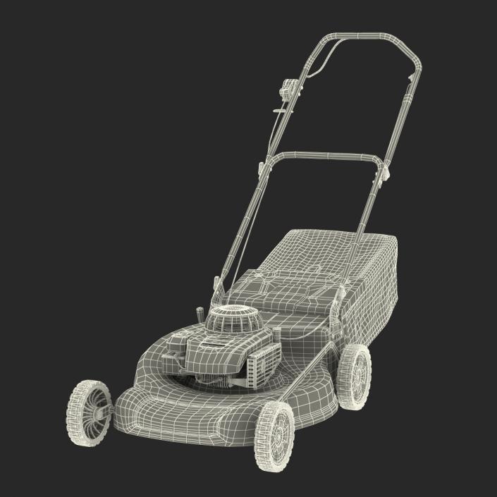 3D model Push Lawn Mower