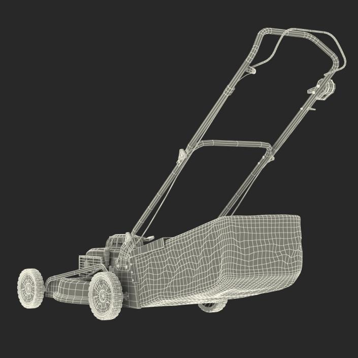 3D model Push Lawn Mower