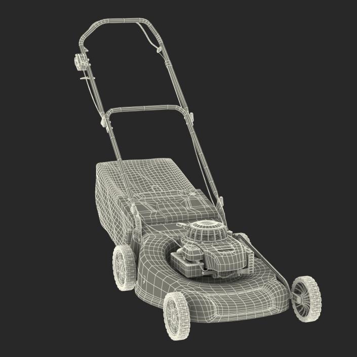 3D model Push Lawn Mower