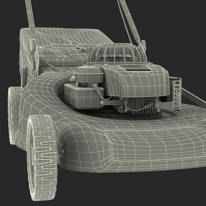 3D model Push Lawn Mower