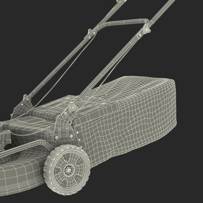 3D model Push Lawn Mower