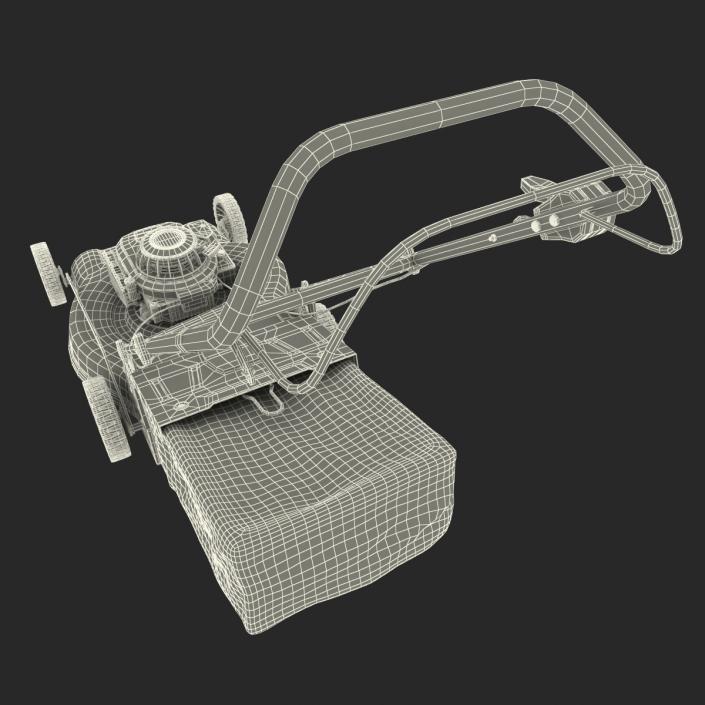 3D model Push Lawn Mower