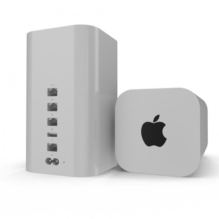 3D Apple Airport Extreme