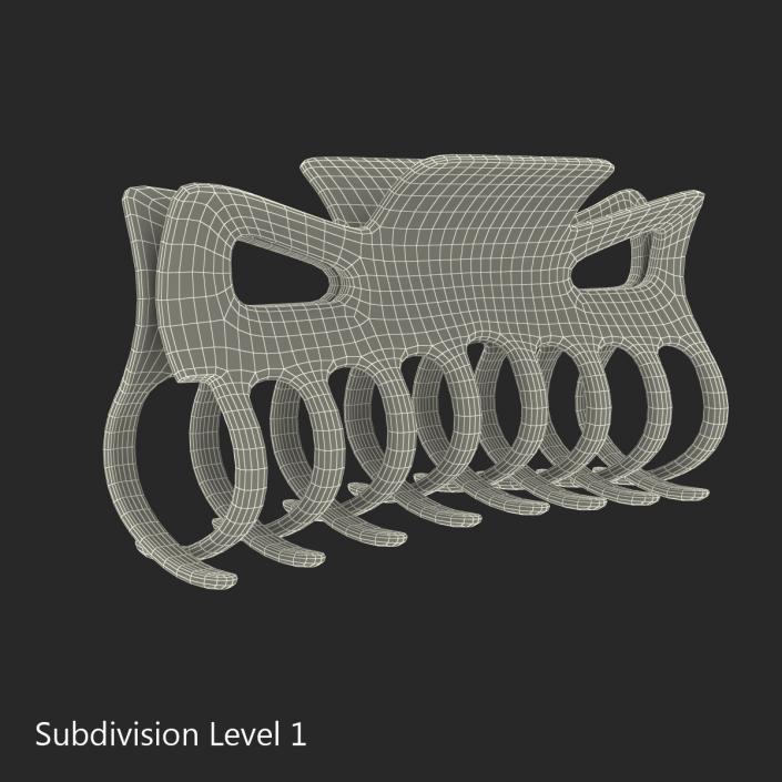 Claw Hair Clip 3D model