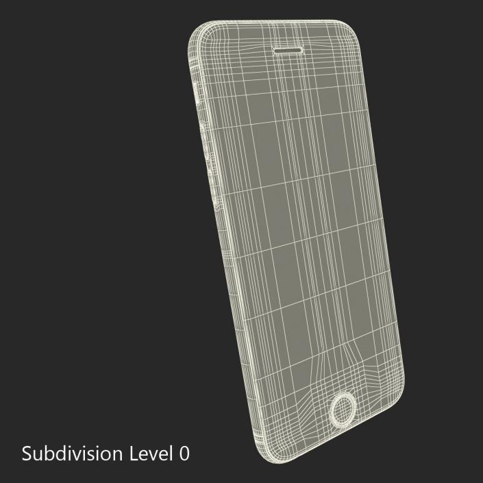 3D model iPhone 6 Silver