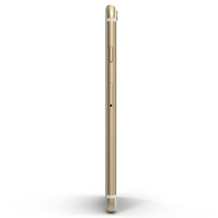 3D model iPhone 6 Gold 2