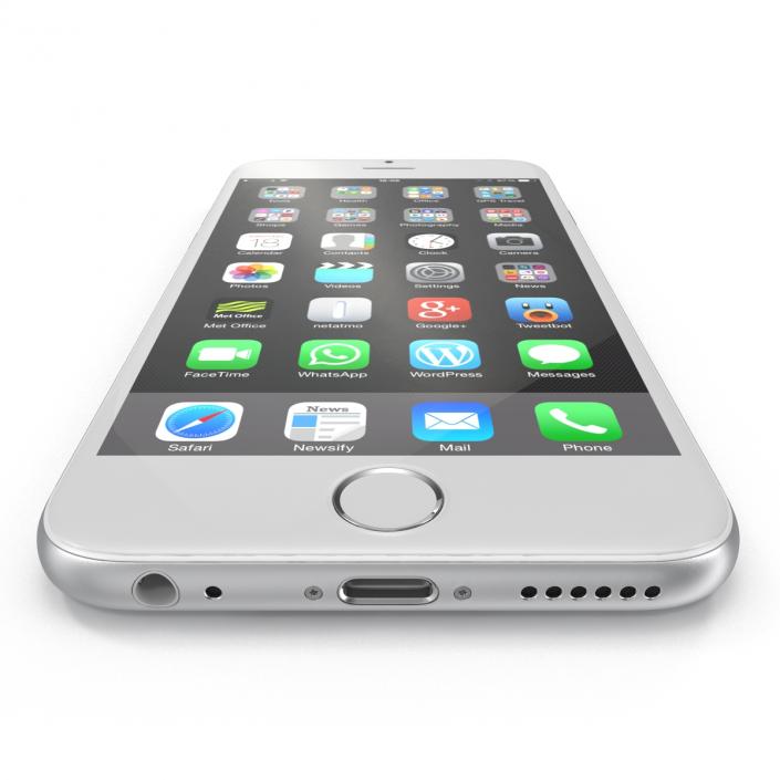 iPhone 6 Silver 2 3D