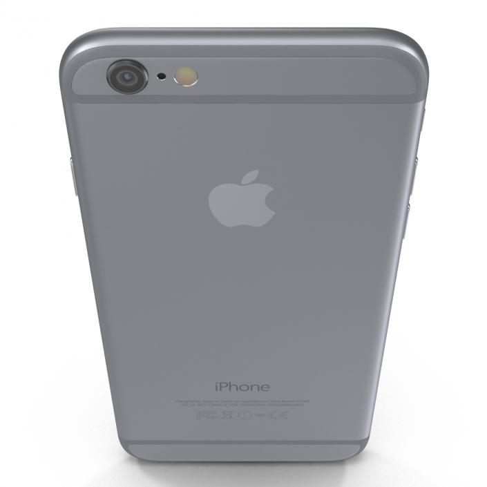 3D iPhone 6 Space Gray 2