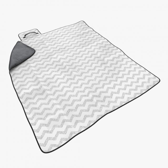 3D model Picnic Blanket White