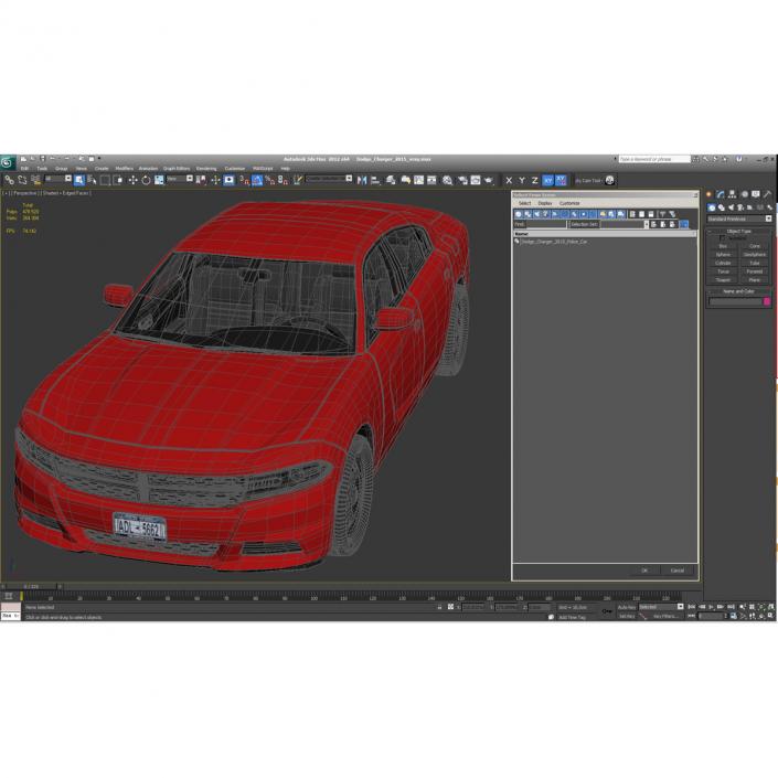 3D Dodge Charger 2015 model