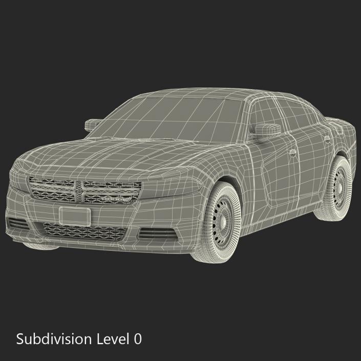 3D Dodge Charger 2015 model