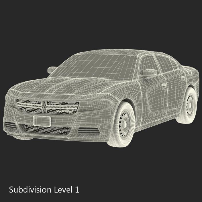 3D Dodge Charger 2015 model