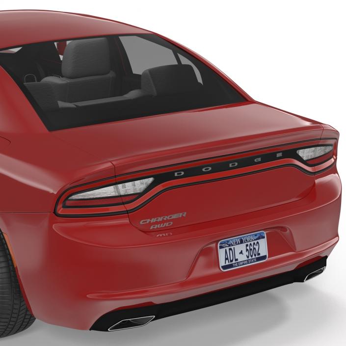 3D Dodge Charger 2015 model