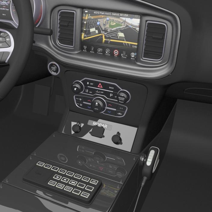 3D Dodge Charger 2015 model