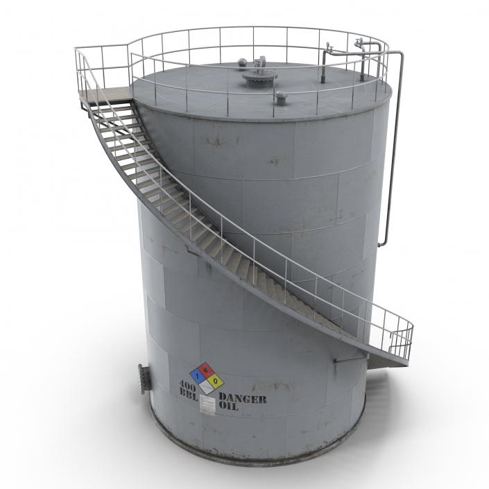 3D Oil Storage Tank