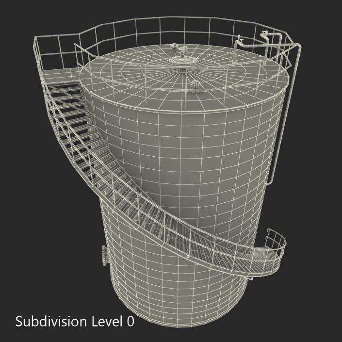 3D Oil Storage Tank