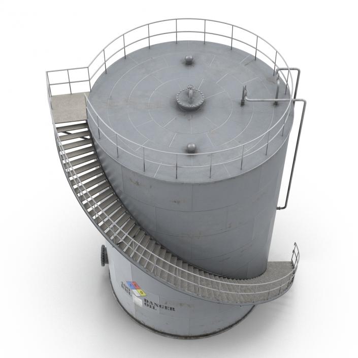 3D Oil Storage Tank