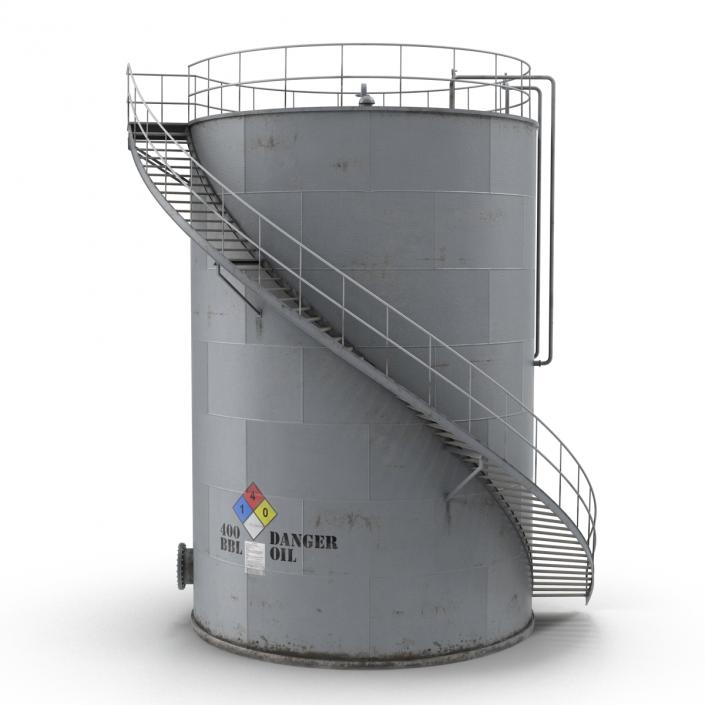 3D Oil Storage Tank