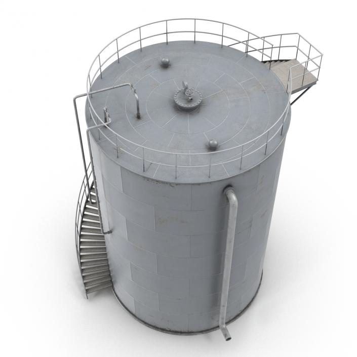 3D Oil Storage Tank