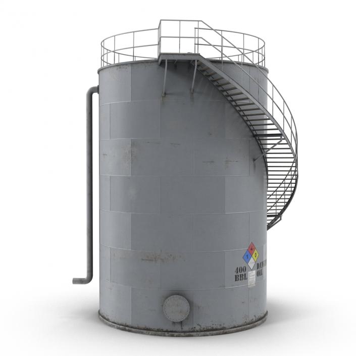 3D Oil Storage Tank