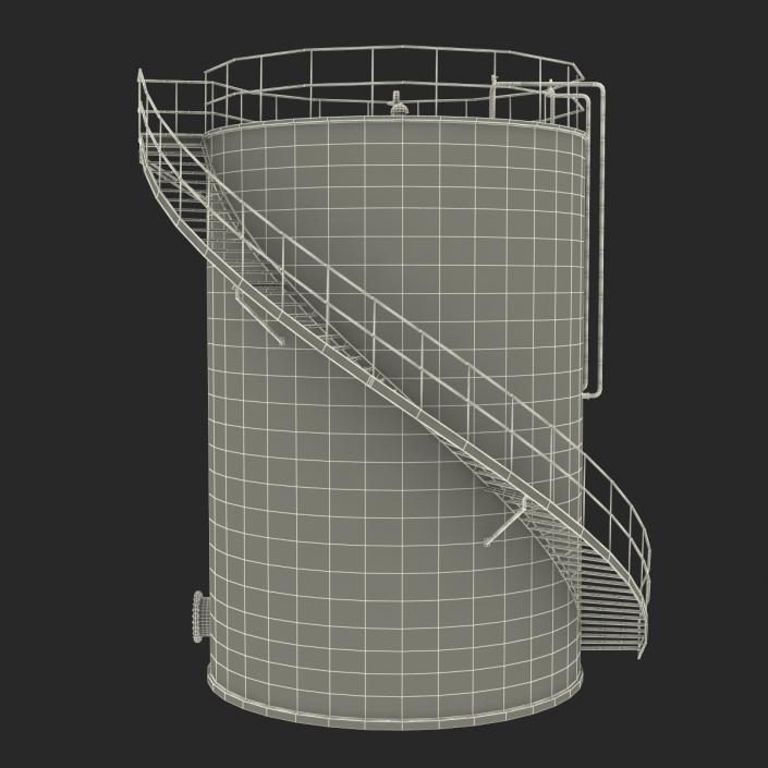 3D Oil Storage Tank