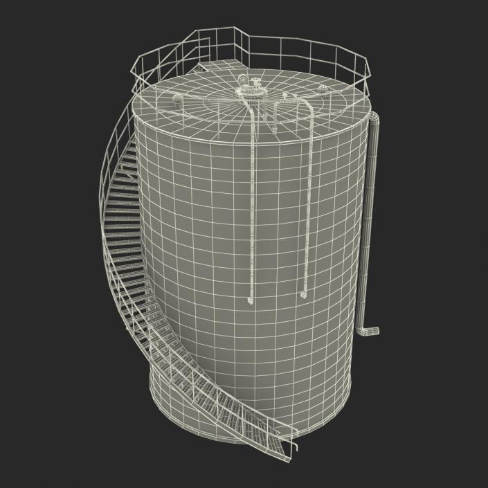 3D Oil Storage Tank