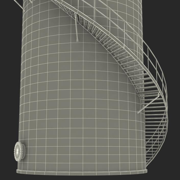 3D Oil Storage Tank