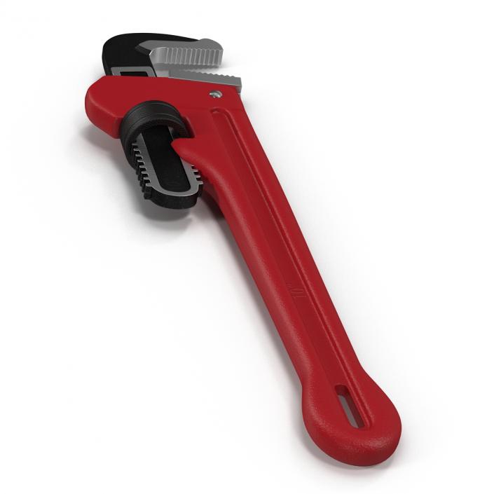 Pipe Wrench 10 inch 3D model