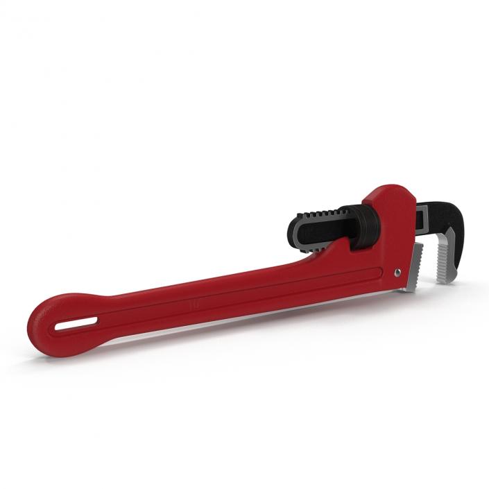 Pipe Wrench 10 inch 3D model