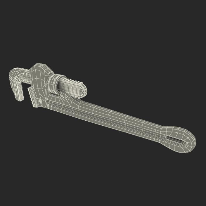 Pipe Wrench 10 inch 3D model