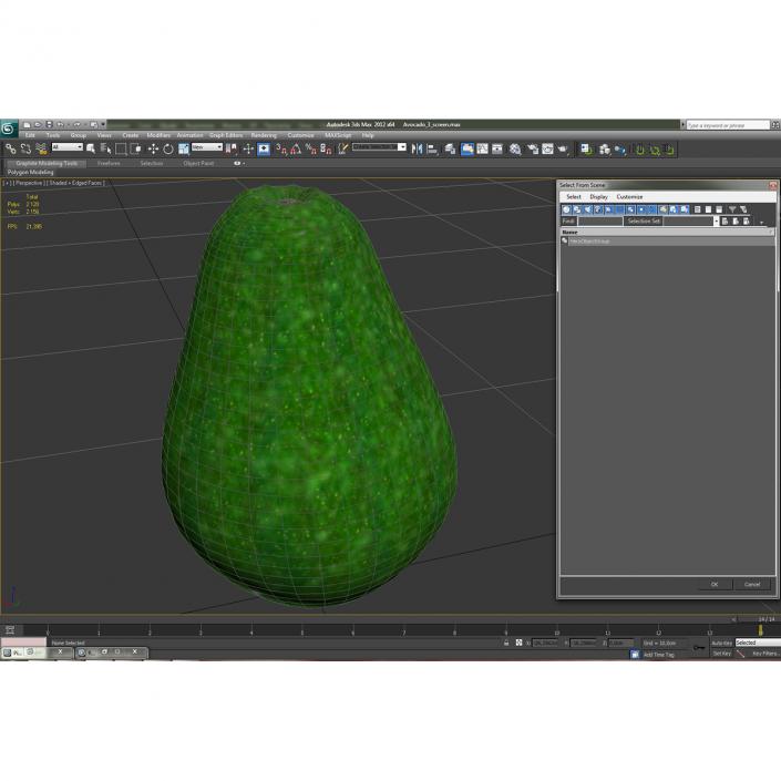 Avocado 3 3D model