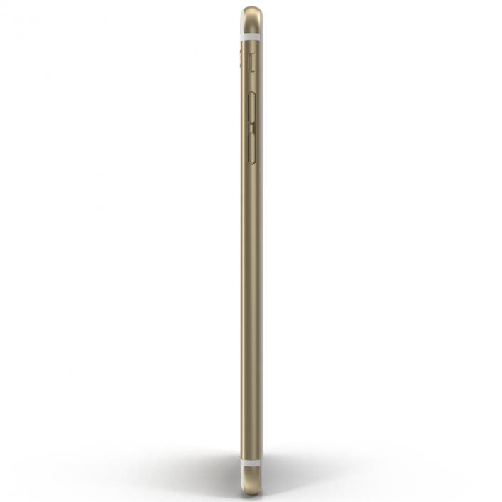 3D model iPhone 6 Plus Gold 2