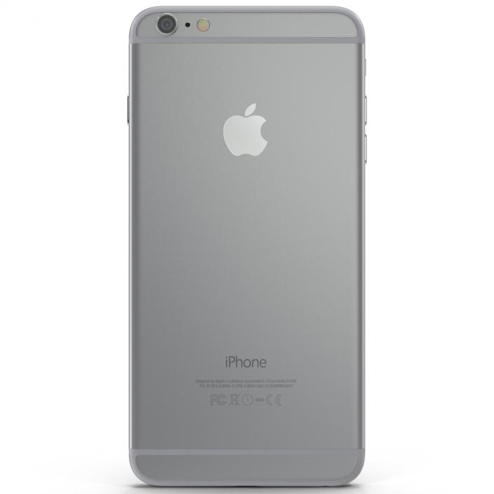 iPhone 6 Plus Silver 2 3D