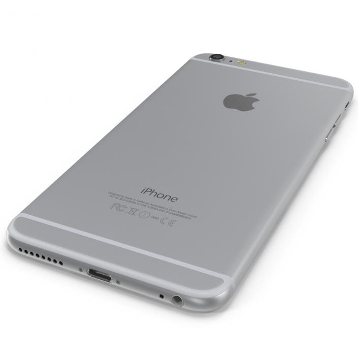 iPhone 6 Plus Silver 2 3D