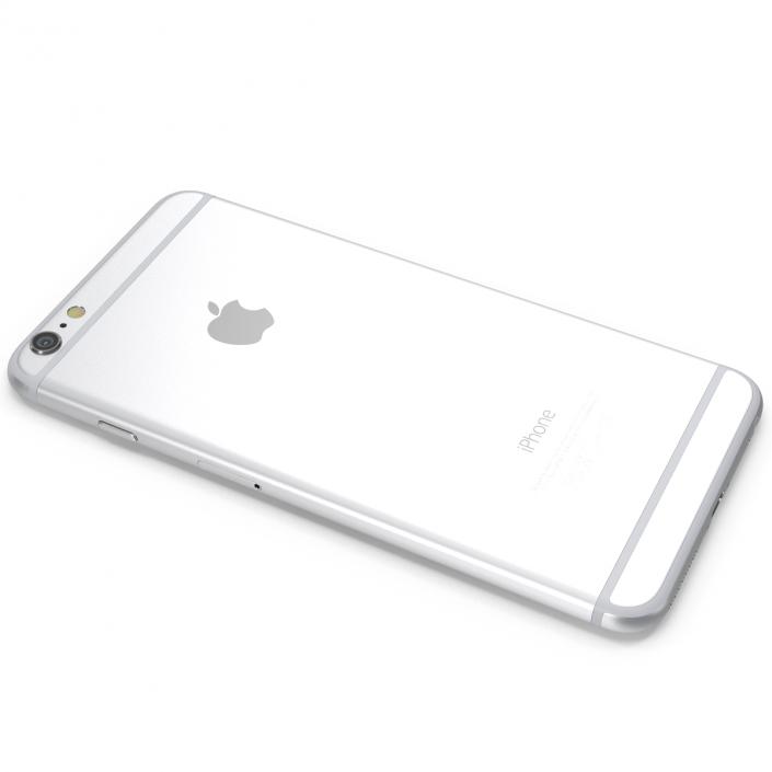 iPhone 6 Plus Silver 2 3D