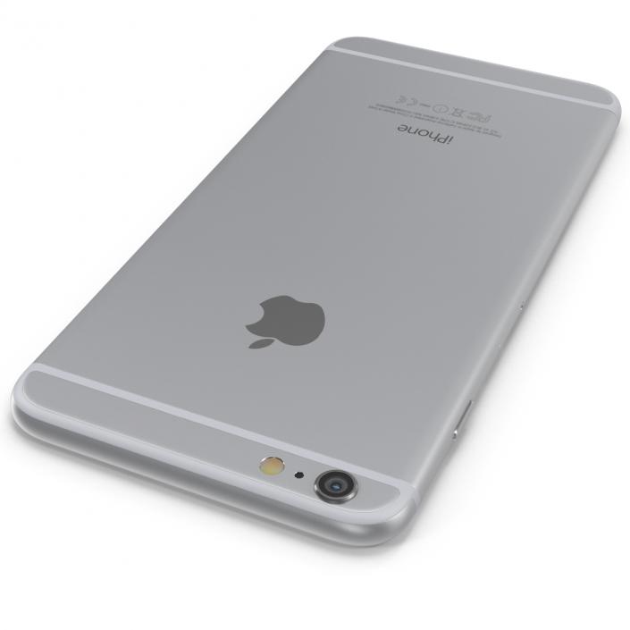 iPhone 6 Plus Silver 2 3D