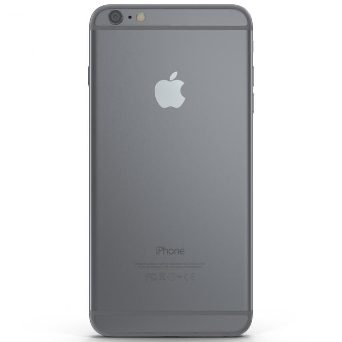 3D iPhone 6 Plus Space Gray 2