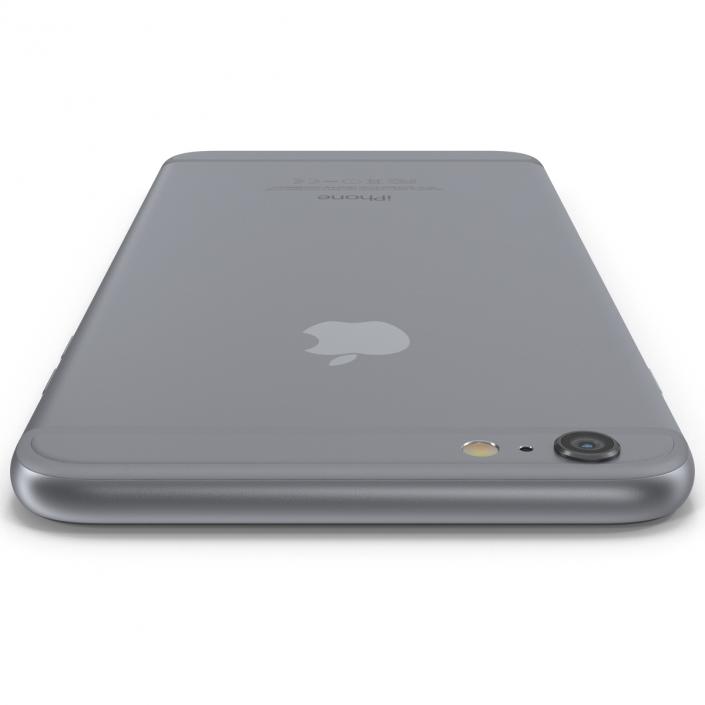 3D iPhone 6 Plus Space Gray 2